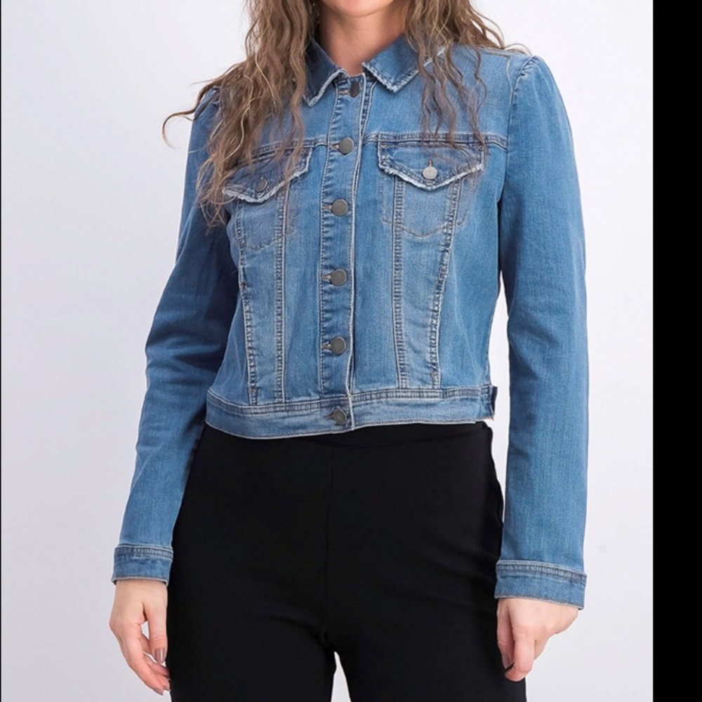 Maison Jules Light Blue Denim Jean Jacket